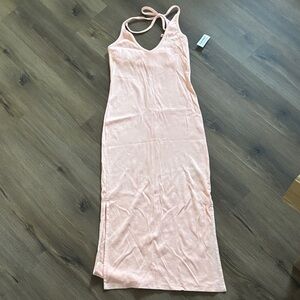 Old Navy Soft Pink Ribbed Tee